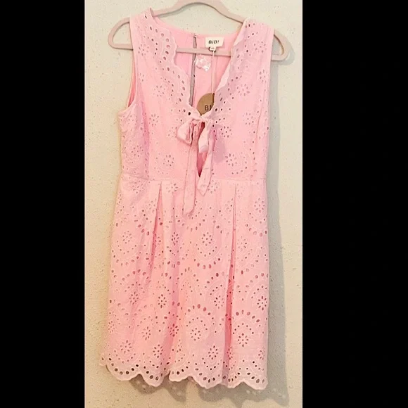BiBi | Dresses | Bibi Light Pink Eyelet Dress | Poshmark